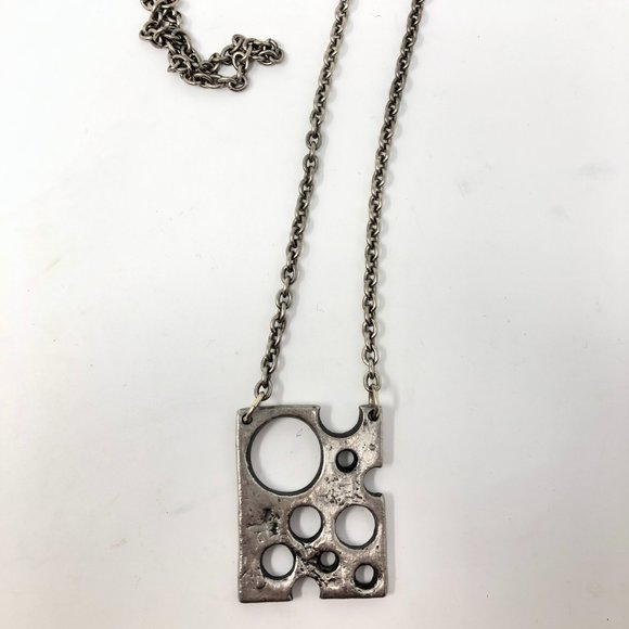 ANDERS ANDERSON Vintage Swiss Cheese Necklace - Picture 1 of 4